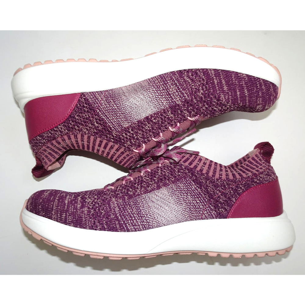 Traq by Alegria Peaq Knit Women's Sneaker Goalz- Plum, Size 5.5 - Picture 1 of 8